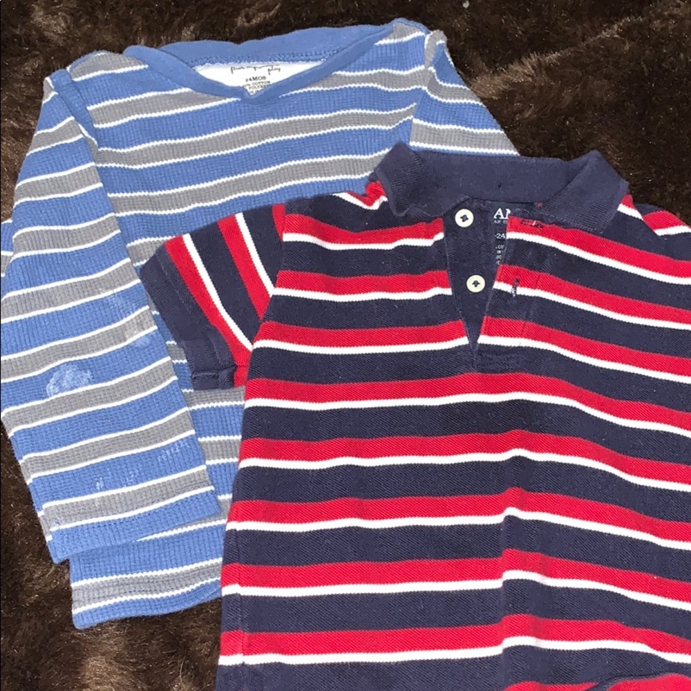 Set of 2 striped shirts